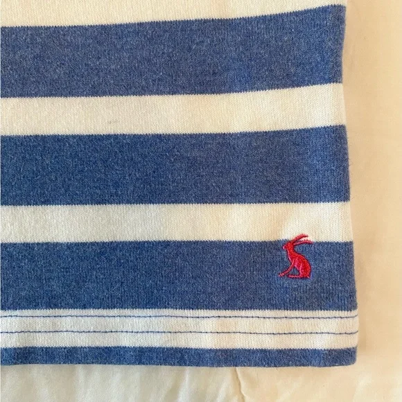 Joules Dress Size 2 Sleeveless Blue & White Stripe - Picture 3 of 6
